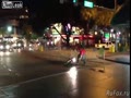 Пьяный на мотыке